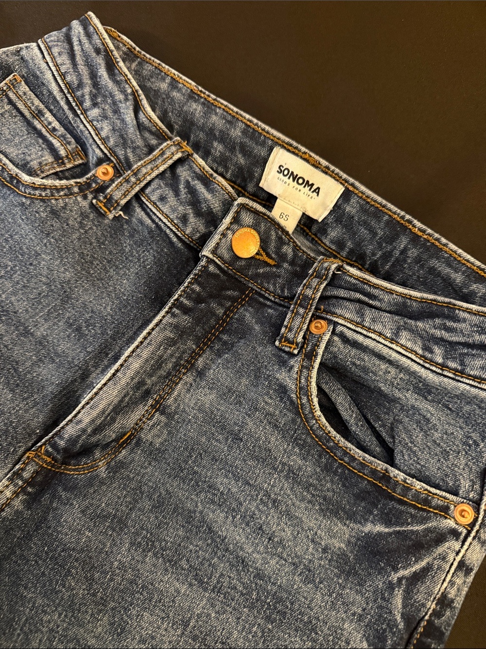 Sonoma High-Rise Blue Wash Women's Jeans Like New Size 6S